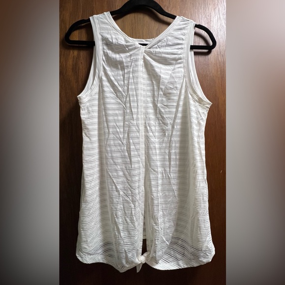 Lululemon Meet Halfway Tank Striped White Yoga Workout Activewear Gym Training - Picture 8 of 10